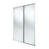 Spacepro Classic 2-Door Sliding Wardrobe Door Kit Cashmere Frame Mirror Panel 1793 x 2260mm 2 Spacepro Classic 2-Door Sliding Wardrobe Door Kit Cashmere Frame Mirror Panel 1793 x 2260mm -Wardrobe Sales 126GK P