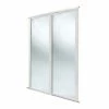 Spacepro Shaker 2-Door Sliding Wardrobe Door Kit Cashmere Frame Mirror Panel 1145 x 2260mm 2 Spacepro Shaker 2-Door Sliding Wardrobe Door Kit Cashmere Frame Mirror Panel 1145 x 2260mm -Wardrobe Sales 169GK P