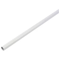 Smith & Locke Round Wardrobe Rail White 1829 x 25mm