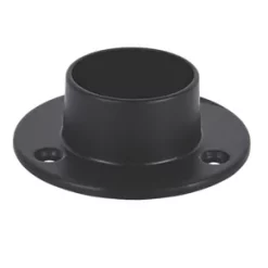 Rothley End Socket Matt Black 25mm