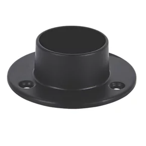 Rothley End Socket Matt Black 25mm 2 Rothley End Socket Matt Black 25mm