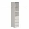 Spacepro Interior Storage Tower Unit Cashmere 450 x 2100mm 1 Spacepro Interior Storage Tower Unit Cashmere 450 x 2100mm -Wardrobe Sales 368GP P