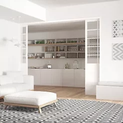 Henderson Pocket Door PDK3 1-Door Sliding Track System Silver 1449mm -Wardrobe Sales 4569J A5