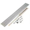 Henderson Pocket Door PDK3 1-Door Sliding Track System Silver 1449mm -Wardrobe Sales 4569J P
