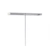 Spacepro Interior Unit Shelf with Hanger Bar White 2700 x 110mm -Wardrobe Sales 632GP P