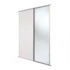 Spacepro Classic 2-Door Sliding Wardrobe Door Kit Cashmere Frame Cashmere / Mirror Panel 1489 x 2260mm 1 Spacepro Classic 2-Door Sliding Wardrobe Door Kit Cashmere Frame Cashmere / Mirror Panel 1489 x 2260mm -Wardrobe Sales 666GK P