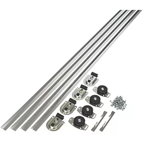 Rothley Ares 2 SD/AR218 2-Door Sliding Track System Aluminium 1800mm 2 Rothley Ares 2 SD/AR218 2-Door Sliding Track System Aluminium 1800mm