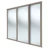 Spacepro Shaker 3-Door Sliding Wardrobe Door Kit Stone Grey Frame Mirror Panel 2136 x 2260mm 1 Spacepro Shaker 3-Door Sliding Wardrobe Door Kit Stone Grey Frame Mirror Panel 2136 x 2260mm -Wardrobe Sales 738GP P