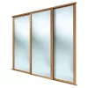 Spacepro Shaker 3-Door Framed Sliding Wardrobe Mirror Doors Oak Frame Mirror Panel 2692 x 2260mm 2 Spacepro Shaker 3-Door Framed Sliding Wardrobe Mirror Doors Oak Frame Mirror Panel 2692 x 2260mm -Wardrobe Sales 7749F P