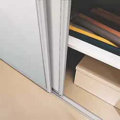 Spacepro Classic 3-Door Sliding Wardrobe Door Kit Cashmere Frame Cashmere / Mirror Panel 2216 x 2260mm 7 Spacepro Classic 3-Door Sliding Wardrobe Door Kit Cashmere Frame Cashmere / Mirror Panel 2216 x 2260mm -Wardrobe Sales 815GK A2