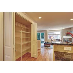 Henderson Husky 40 HF40/15 2-Door Folding Track System Silver 1538mm -Wardrobe Sales 8369J A2