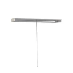 Spacepro Interior Unit Shelf with Hanger Bar Cashmere 2700 x 110mm
