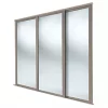 Spacepro Shaker 3-Door Sliding Wardrobe Door Kit Stone Grey Frame Mirror Panel 2592 x 2260mm 2 Spacepro Shaker 3-Door Sliding Wardrobe Door Kit Stone Grey Frame Mirror Panel 2592 x 2260mm -Wardrobe Sales 861GP P