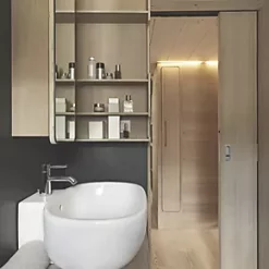 Henderson Pocket Door PDK4 1-Door Sliding Track System Silver 1601mm -Wardrobe Sales 8900J A4