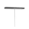 Spacepro Interior Unit Shelf with Hanger Bar Black 2700 x 110mm -Wardrobe Sales 942GP P