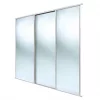 Spacepro Classic 3-Door Sliding Wardrobe Door Kit Cashmere Frame Mirror Panel 1760 x 2260mm 2 Spacepro Classic 3-Door Sliding Wardrobe Door Kit Cashmere Frame Mirror Panel 1760 x 2260mm -Wardrobe Sales 963GK P