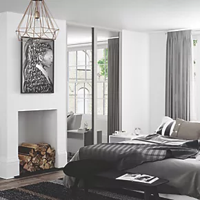 Spacepro Shaker 2-Door Sliding Wardrobe Door Kit Cashmere Frame Mirror Panel 1753 x 2260mm 4 Spacepro Shaker 2-Door Sliding Wardrobe Door Kit Cashmere Frame Mirror Panel 1753 x 2260mm - Image 2