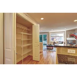 Henderson Husky 25 HF25/24 4-Door Folding Track System Silver 2458mm -Wardrobe Sales 9721J A2